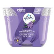 Glade 3 Wick Candle Tranquil Lavender and Aloe