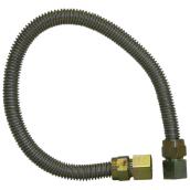 Gas Connector - Flexible - 3/4" x 24" - Stainless Steel