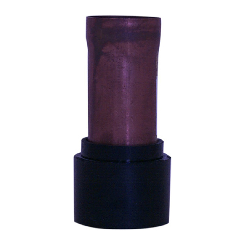 Aqua-dynamic ABS to Copper Coupling Fitting - 2-in Dia x 6-in L- For Drain Waste Vent System - Purple