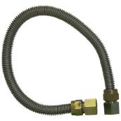 Gas Connector - Flexible - 1/2" x 12" - Stainless Steel