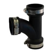 Aqua Dynamic Flexible Tee Elbow - PVC - 300 Series - Stainless Steel Band Assembly - 1 1/2-in Dia