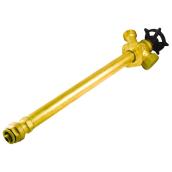 Aqua-Dynamic Push x MIP 1/2-in x 3/4-in x 12-in Bronze Brass Wall Hydrant