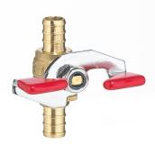Ball Valve with Tee Handle - Forged Brass - 1/2"