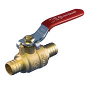 Ball Valve with Straight Handle - Forged Brass - 1/2''