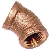 Elbow - Lead-Free Brass - 45° - 1/2" x 1/2" - FIP x FIP