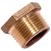 Réduction hex., laiton sans plomb, 3/8" x 1/4", MIP x FIP
