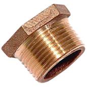 Hex Bushing - Lead-Free Brass - 3/4" x 3/8" - MIP x FIP