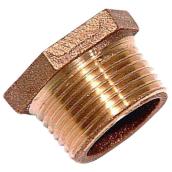 Hex Bushing - Lead-Free Brass - 1/2" x 3/8" - MIP x FIP