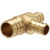 Raccord té en PEX sans plomb, 3/4" x 3/4" x 1/2"