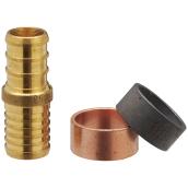 Trousse d'adaptateur en PEX et PB sans plomb, 1/2"