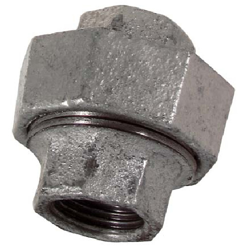 Galvanized Threaded Union 3/4-in