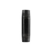 Threaded Nipple - Steel - 1/4" x 2" - Black