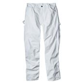 Men's Painter's Pants - Cotton - White  - Size 32"