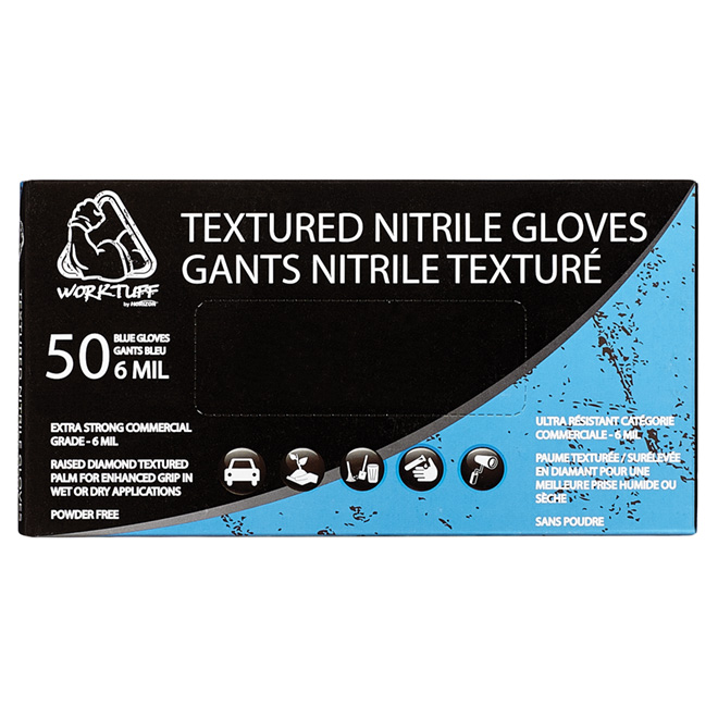 worktuff textured nitrile gloves