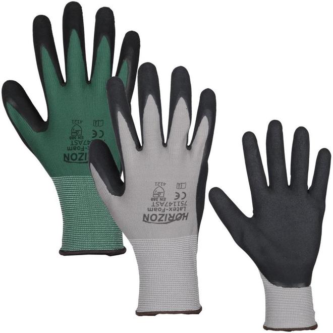 Gardening Gloves in Polyester and Latex Foam