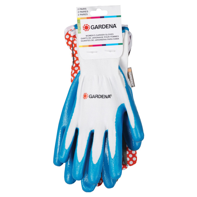 Gardena Gants de jardinage pour femmes, 2 paires 703851 Gardena Gants de jardinage pour femmes, 2 paires 703851
