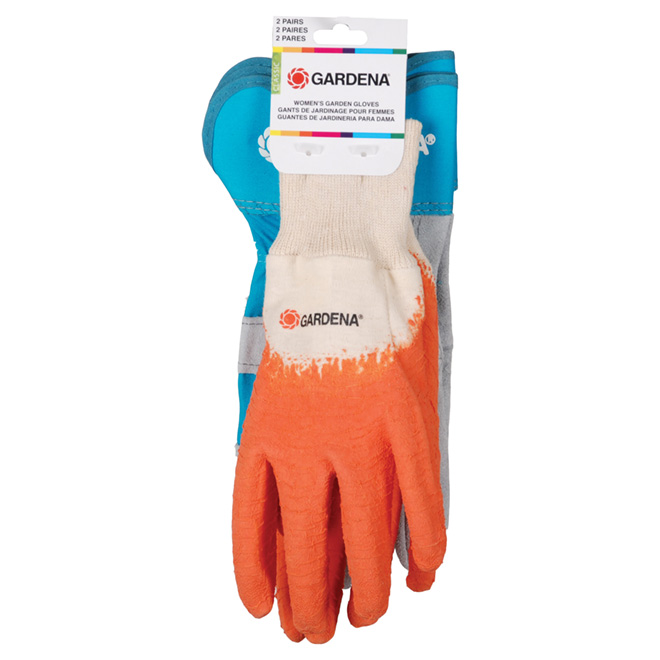 Gardena Gants de jardinage pour femmes en cuir et latex 703852 Gardena Gants de jardinage pour femmes en cuir et latex 703852
