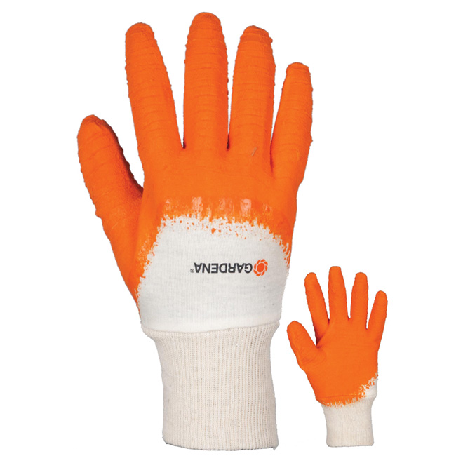 Gardena Gants de jardinage pour dame, P/M, latex, orange 758129GASM Gardena Gants de jardinage pour dame, P/M, latex, orange 758129GASM
