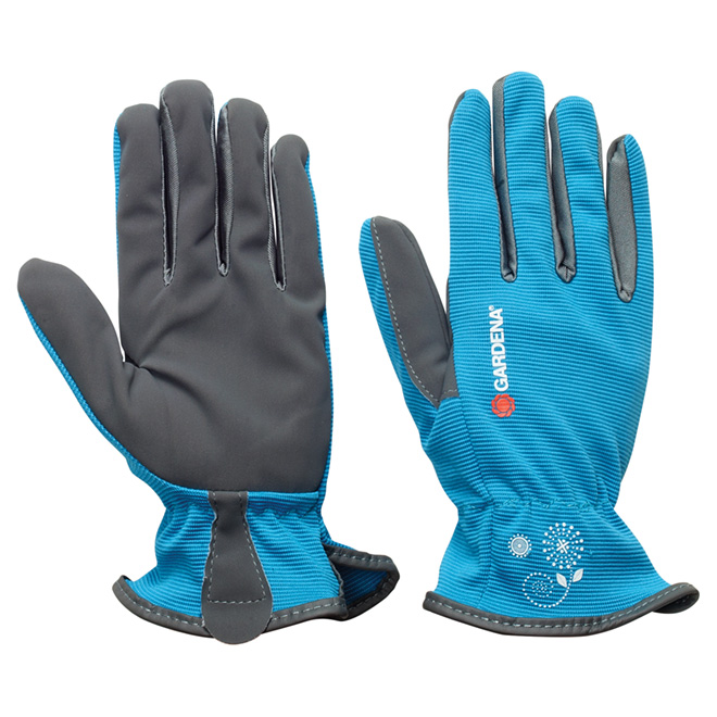 Gardena Gants de jardinage pour femme, moyen/grand, bleu 781372GAML Gardena Gants de jardinage pour femme, moyen/grand, bleu 781372GAML