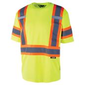 High Visibility Short Sleeve Shirt - XL - Yellow