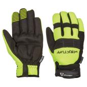 Men's High-Visibility Mechanic Gloves - Black/Yellow - L