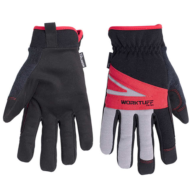 Synthetic Leather Mechanic Gloves - Small