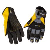 Mechanic Winter Gloves - Fleece - Yellow/Black - XL