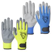 Gants de jardinage enduits de mousse de nitrile, femme, M