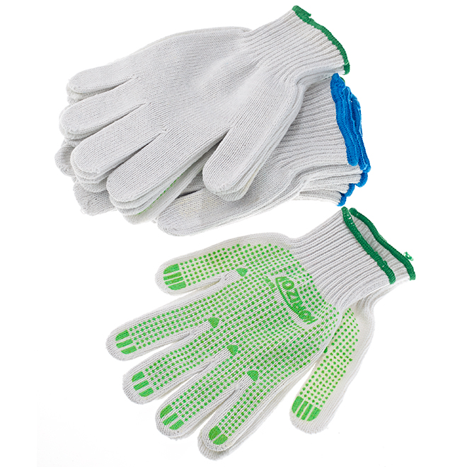 Horizon(TM) Garden Gloves - 6/Pck - Unisex - Cotton, assorted