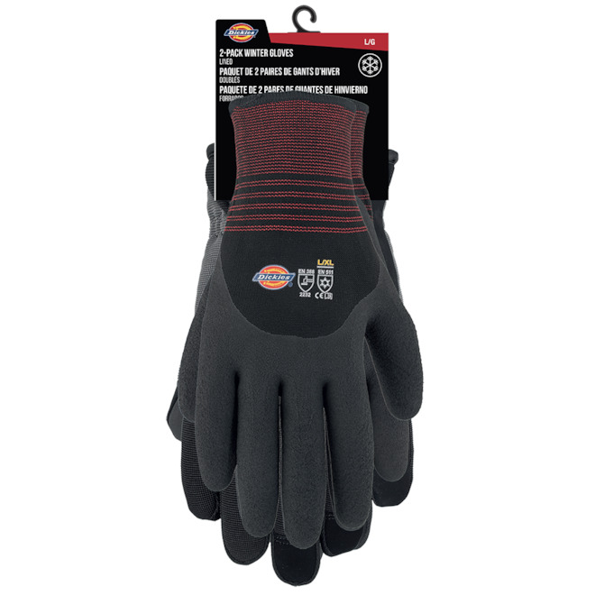 Dickies Winter Gloves X Large Water Resistant Synthetic Leather 2-in Cuff 700120DIXL