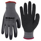 Kobalt Multipurpose Gloves for Men - Dipped Latex - Grey - Small