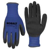 Kobalt Multipurpose Gloves for Men - Dipped Latex Foam - Small/Medium - Blue