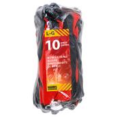 Holmes Gloves for Men - Dipped Nitrile - Red - Pack of 10 Pairs - Large