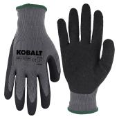 Kobalt Multipurpose Gloves for Men - Dipped Latex - Medium - Grey