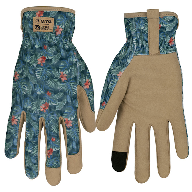 Alterra Female Synthetic Leather Garden Gloves - M/L