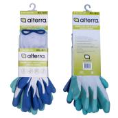 Alterra 3-Pairs/Pack - Female M/L - Assorted Colours - Latex Foam Garden Gloves
