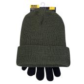 Holmes Men Knitted Tuque and Winter Gloves - Large