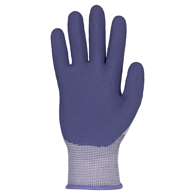 Alterra Medium/Large Latex Foam Dipped Women Gloves - Purple