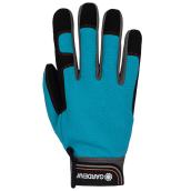 GARDENA  Aqua Synthetic Leather/Polyester Work Gloves for Women - Large