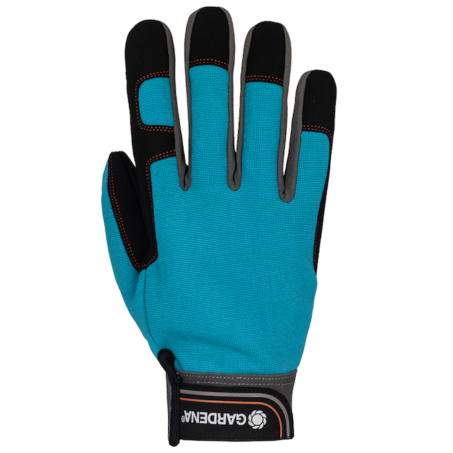 GARDENA  Aqua Synthetic Leather/Polyester Work Gloves for Women - Medium