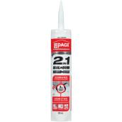 LePage 2-in-1 Clear Kitchen and Bath Silicone Sealant
