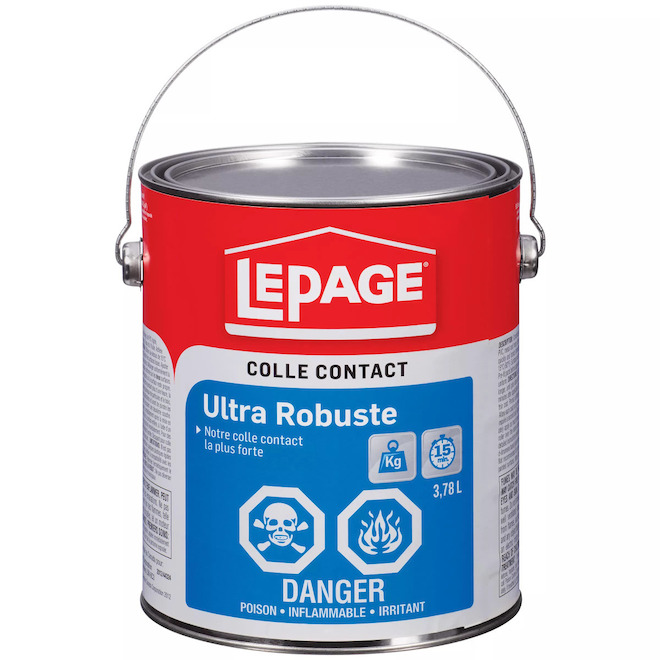 Colle contact ultra robuste LePage, 3,8 l 1504629