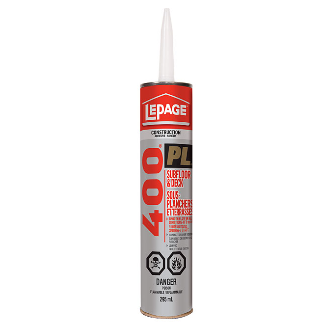 LePage PL 400 Subfloor and Deck Construction Adhesive - 295-ml