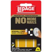 Permanent Adhesive Strips No More Nails 10-Pack