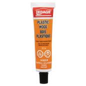 Bouche-pore bois plastique LePage fait de fibre de bois beige pâle intérieur/extérieur, 30 ml