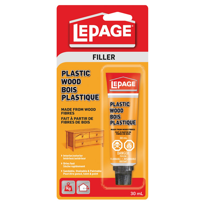 LePage 30-ml Light Beige Wood Fibre Plastic-Wood Filler Compound