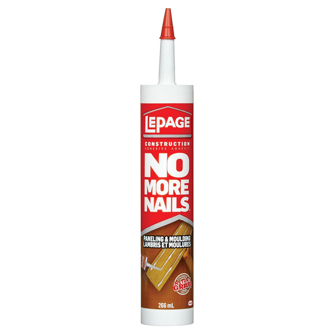 LePage No More Paneling and Moulding Latex Adhesive - White - 266-ml
