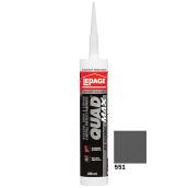 Lepage Quad Max Doors and Windows Sealant - For Indoor and Outdoor Use - Iron Grey - 280 ml