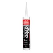 LePage Quad Max Polymer Doors and Windows Sealant - Waterproof - UV Resistant - Clear - 280 mL