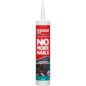 Adhésif de contour de bain LePage No More Nails, latex, 266 ml, blanc